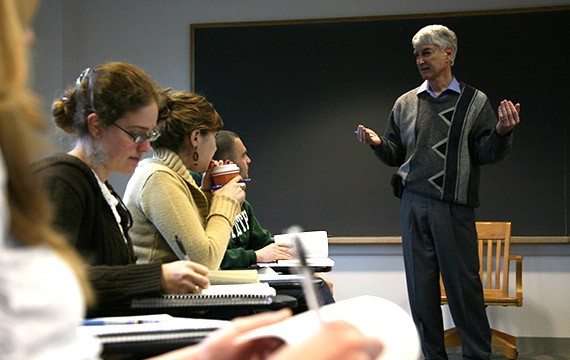 Philip Weinstein, Alexander Griswold Cummins Professor of English Literature, helped arrange Morrison's visit with the support of the Cooper Foundation. Philip Weinstein